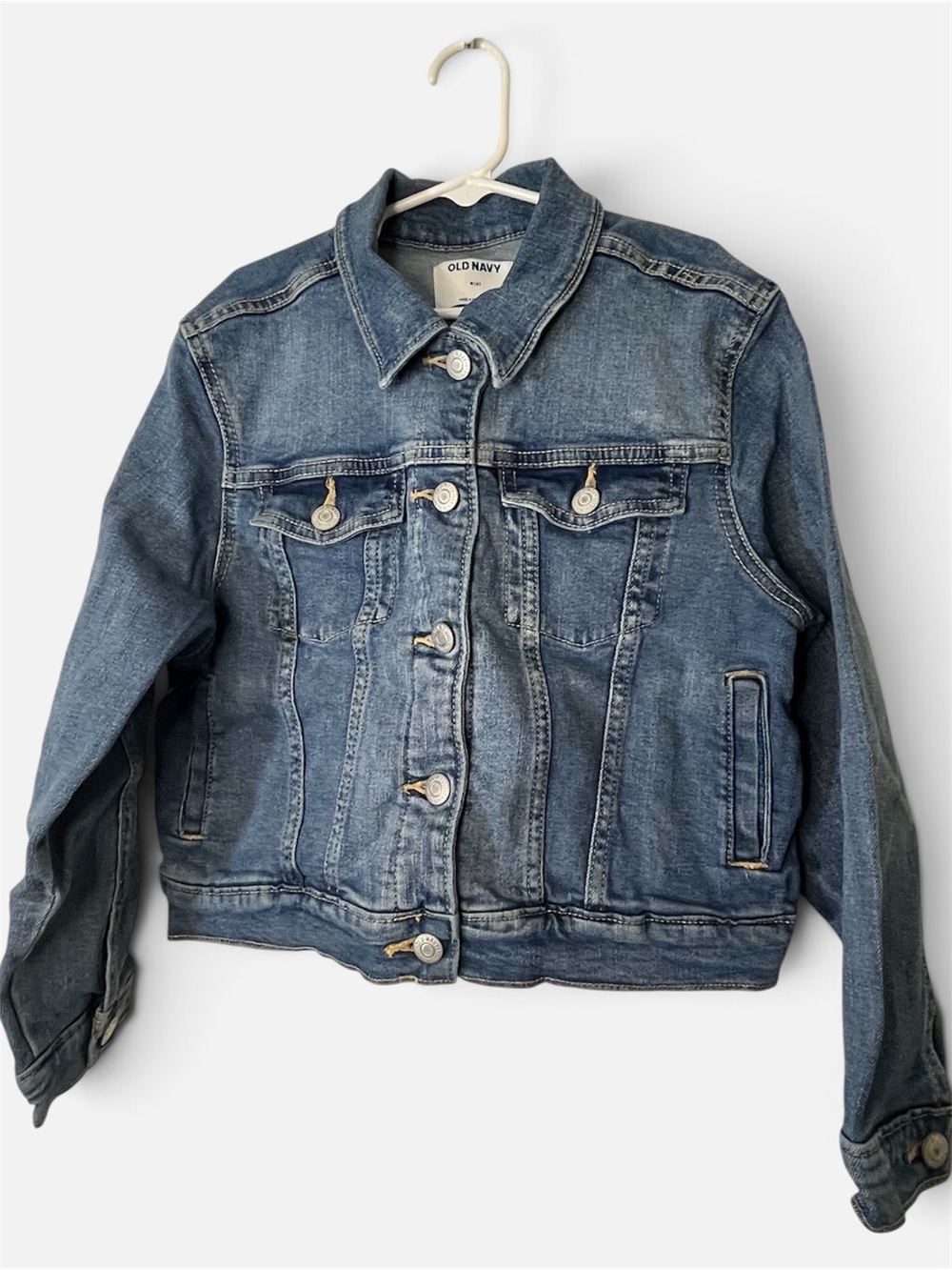 Old Navy, Blue Washed Denim Jacket. Girls size 8
